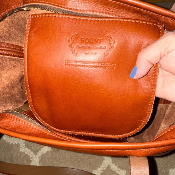 FOUNT Bellfield classic tote - SEDONA - Picture 7 of 7